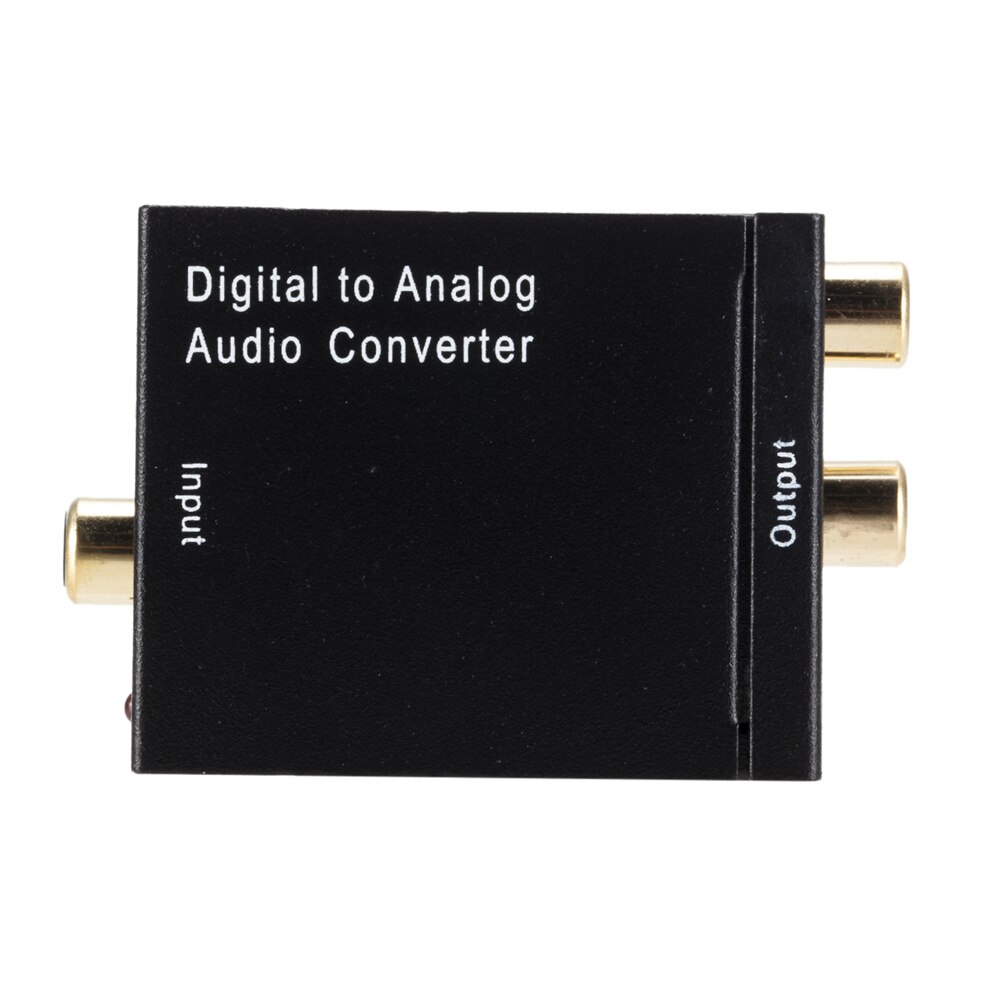 Digitaal Naar Analoog Audio Converter Dac Versterker Box Voor Coaxiale Optische Spdif Signaal Naar Analoog Audio Converter