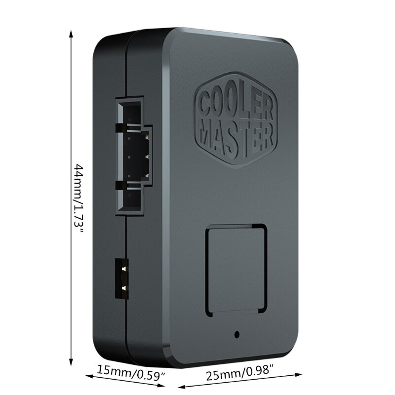 Mini Addressable RGB LED Controller 5V ARGB Header Magnet Reset Button Multi-Mode Lighting