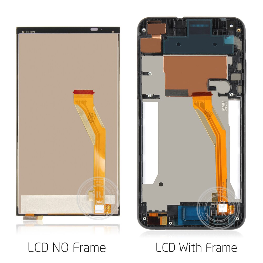 5.5 "für HTC Verlangen 816 LCD berühren Bildschirm Digitizer mit Rahmen LCD Reparatur Teile D816 Für HTC D816G Anzeige 816W 816G 816H Glas