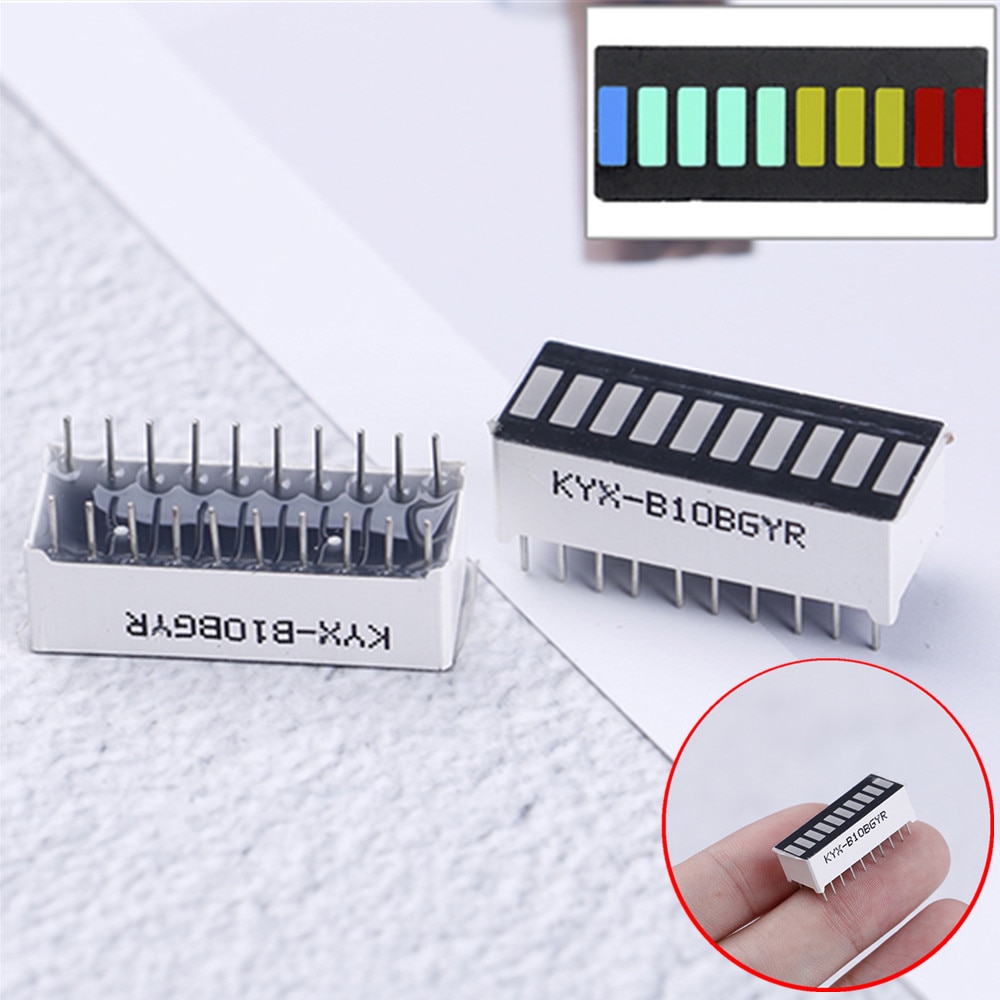 2Pcs 10 Segment Full Color Led Bargraph Licht Disp... – Grandado