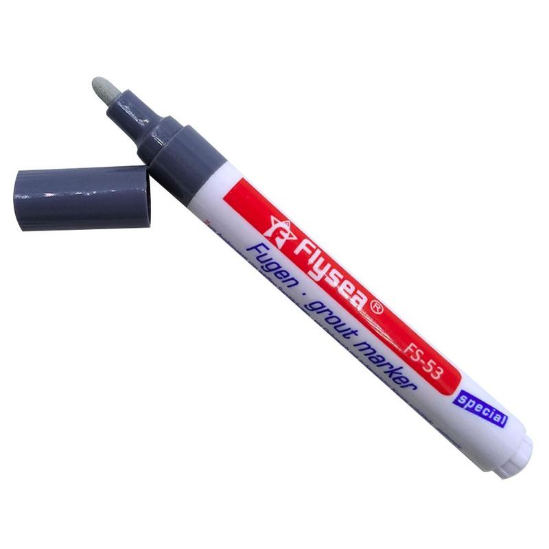 1pcs Multi-Purpose Tile space Repair Pen Special Beauty Seam watt Floor Tile Repair Ceramic brick Crevice Shading Pen Home Tools: gray