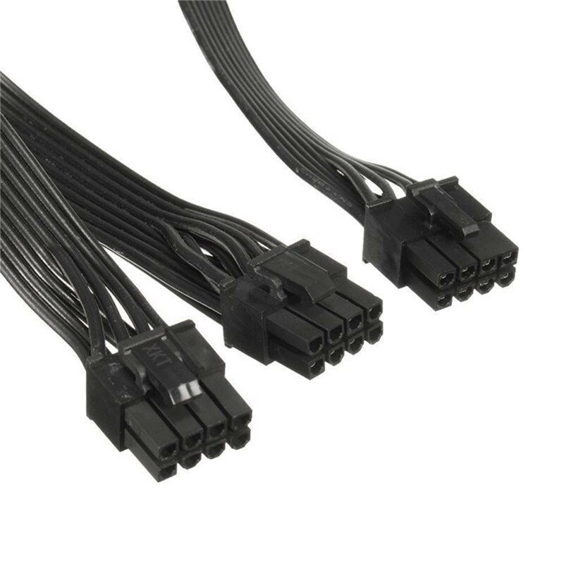 Atx Cpu 8 Pin Naar Dual 8 Pin(6 + 2) pin Pcie Vga Voeding Kabel Voor Evga Supernova 650 750 850 1000 1600 G2 G3 P2 T2 Gs