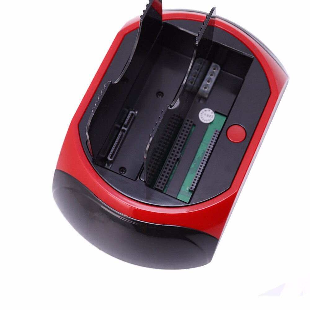 Doppio 2.5 "/3.5" IDE SATA HDD duro unità Disk Supporto di base molo attracco stazione