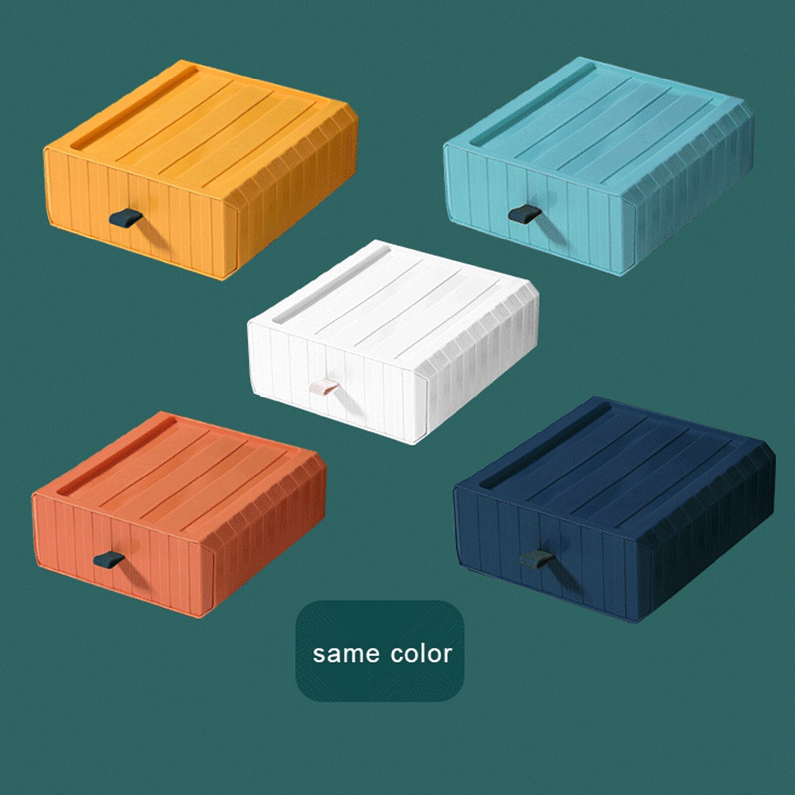 Multifunctional Drawer Storage Box Desktop Storage Organizer for Cosmetics Student Stationery Small Sundries