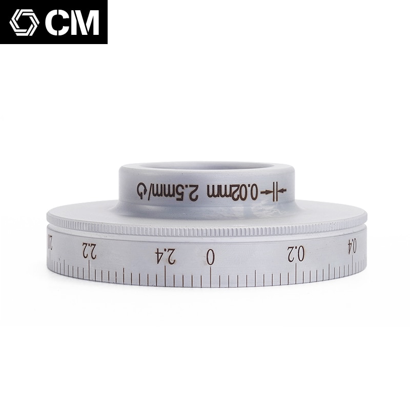 0.02-2.5mm fresemaskindeler skive x-akse y-akse. fres, skala, skive fresemaskin skala ring