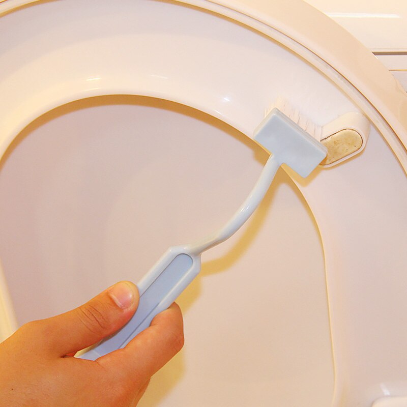 Brosse de toilette japonaise de Type S Portable, nettoyeur de toilettes, épurateur, courbe, poignée latérale pliante, brosse d'angle