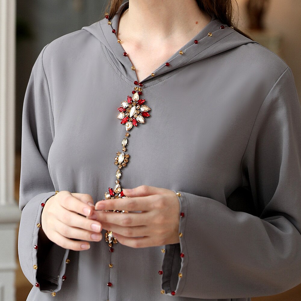 Robe avec Hijab pour femme musulmane, avec Hijab