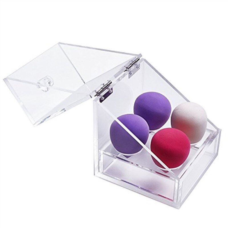 Make-up Foundation Diamond Collection 4-Slot Acryl Make Up Blender Case