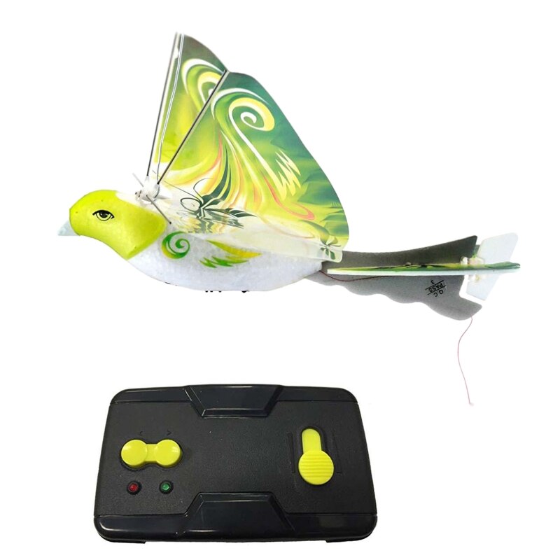 1 Juego de alas biónicas de pájaros volando con Control remoto, de 2,4G, aves de imitación, juguete para para niños: GN
