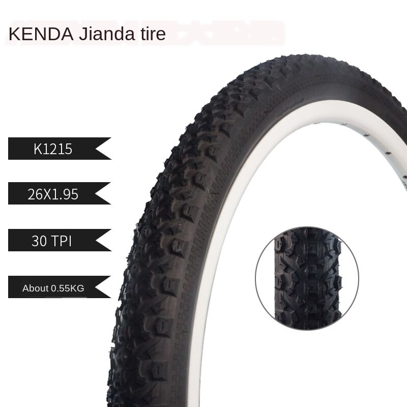 MTB Bicycle Tyre 26x1.25 26x1.5 26x1.75 26x1.95 26x2.125 26x1-38mm All Kenda26er MTB tyre Mountain Bike Tires: K1215 26X 1.95