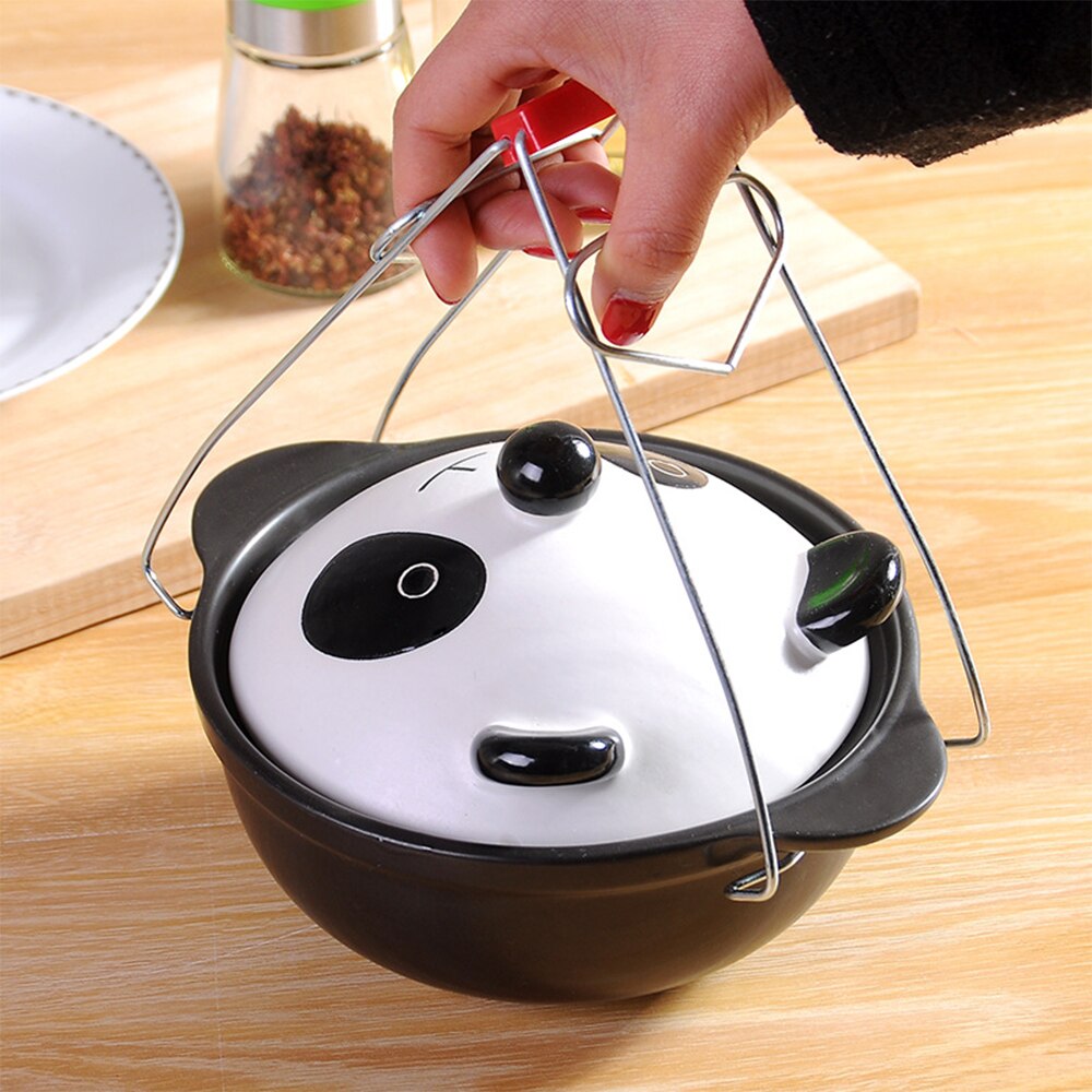 Stainless Steel Plate Clamps Kitchen Folding Plate Clamps Anti-Scalding Clamps Bowl Plate Clamps Kitchen Utensils Tools