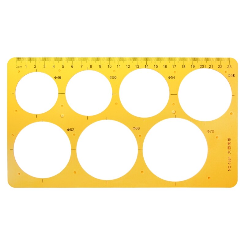 Architectural Template Ruler Drawing Stencil Measuring Tool Student: 5AC1100486