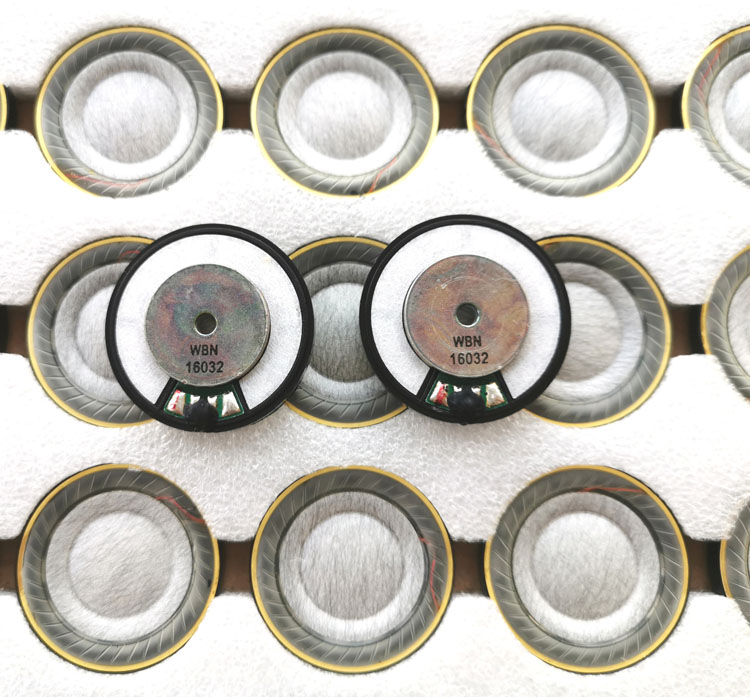 40mm headphone unit 40mm wool unit Composite film headset unit speaker Diy earphone accessories 2pcs