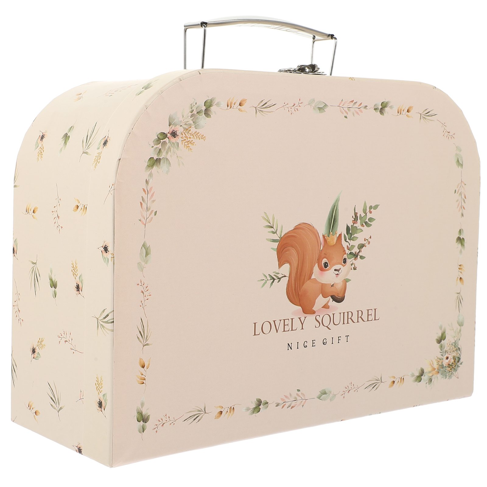 Maleta de papel portátil, Maleta decorativa, de joyería, caja de de boda: Default Title