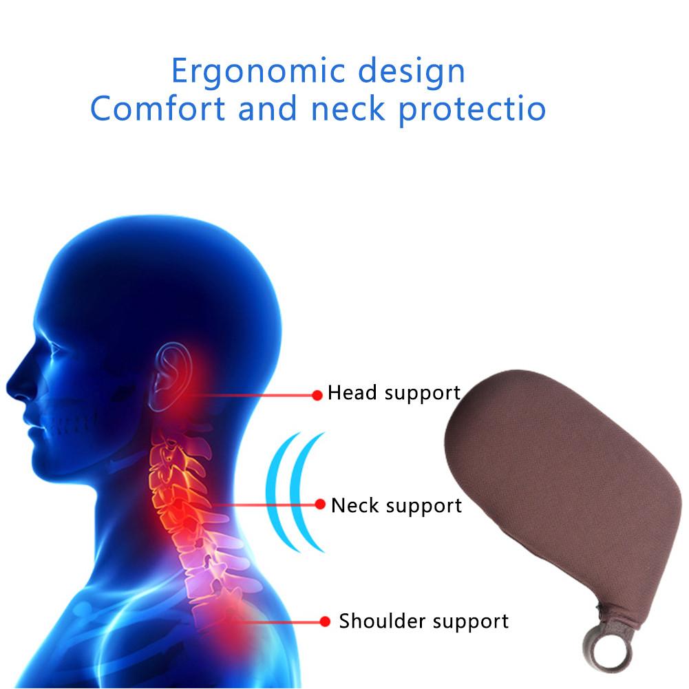 Car Seat Headrest Pillow Car Seat Neck Support 360 Degree Adjustable Both Sides Travel Sleeping Cushion For Kids Adults