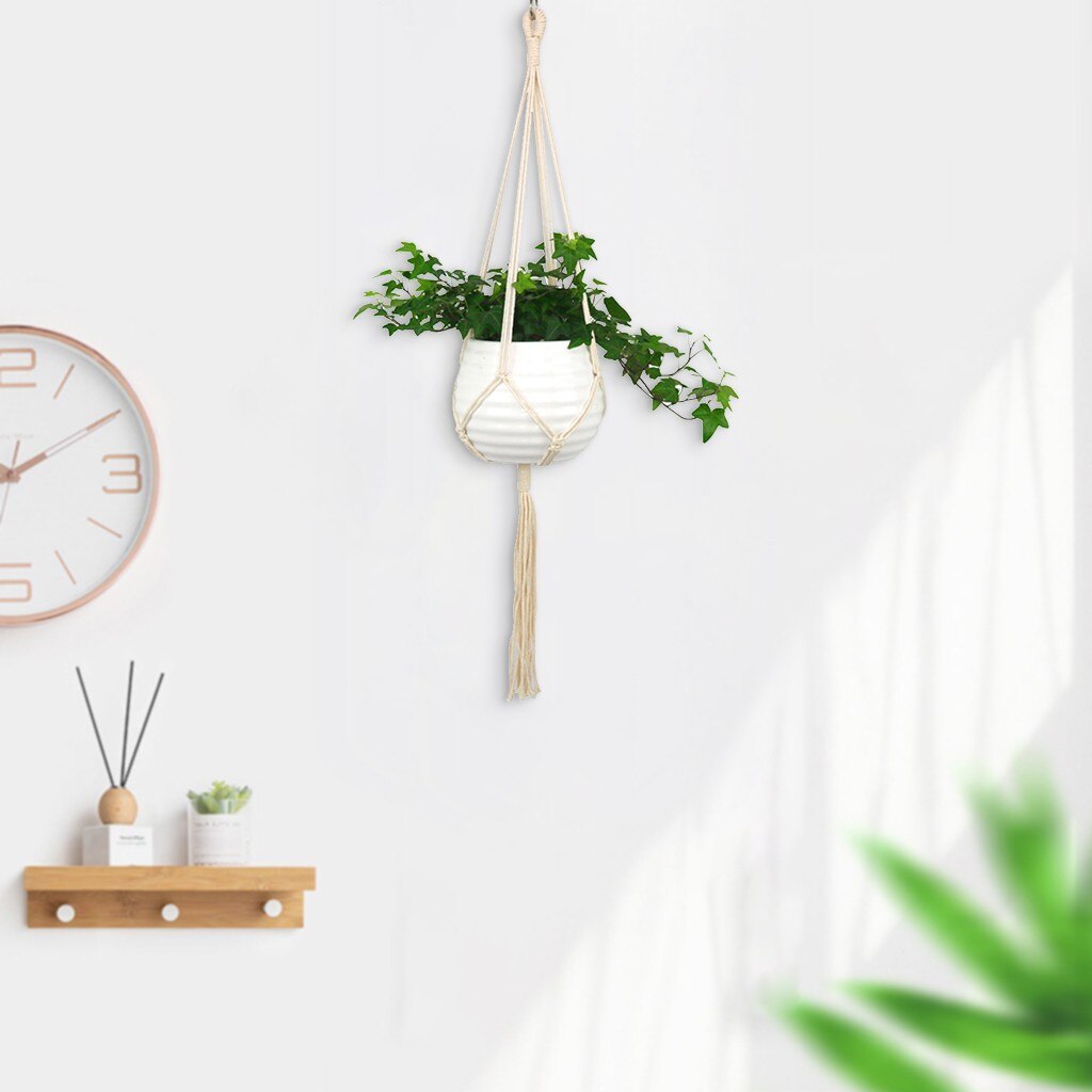 Bloempot Plant Houder Pot Opknoping Manden Macrame Plant Hanger