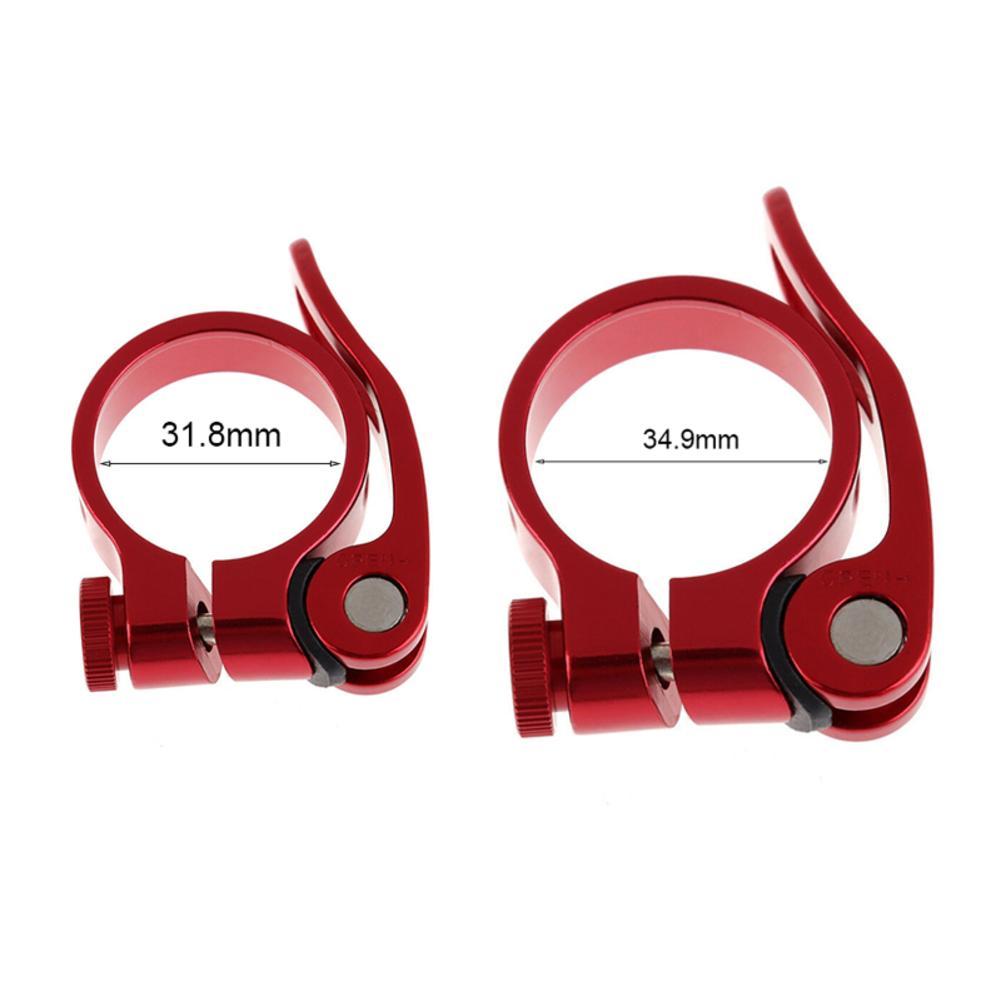 Bicycle Quick Release Seat Tube Clamp Aluminum Alloy Post Seat Saddle Clamp Clamp Aluminum Clamp Tube X8P1