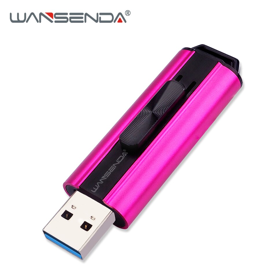 Nowy USB Wansenda 3.0 pamięć USB Pen Drive 16GB 32GB 64GB 128GB 256GB 512GB dysk zewnętrzny Flash Pendrive Pendrive: 32GB / Rose red