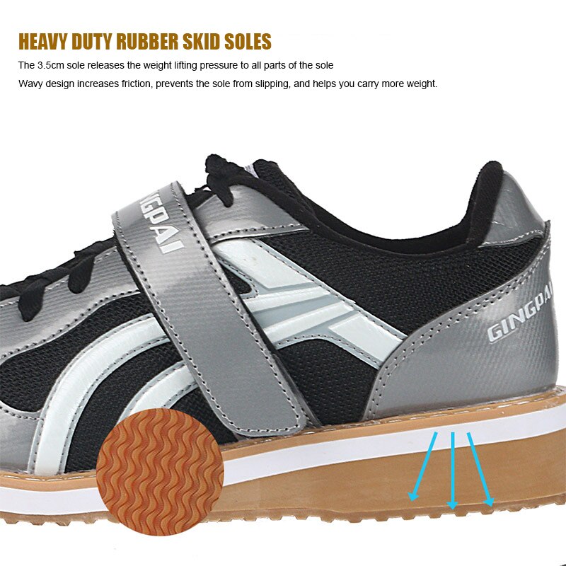 Weightlifting Shoes Squat Weight Lifting Shoe Hightop Gym Training Slip Resistant Bodybuilding Power Lifting Tops