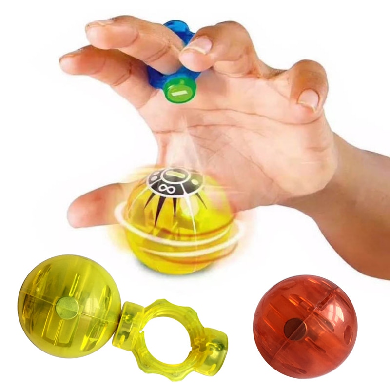 Elektronische Magnetische Kugeln Spielzeug Bunte Magnetic Control Induktion mit Power Ring Spielzeug für Kinder AN88