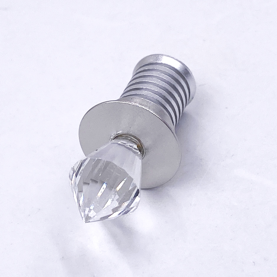 Foco decorativo para habitación, 1W, 0,5 W, Mini foco Led de 12V, regulable, 13Mm, empotrado, escaparate, iluminación de exhibición, luz para coche y Camping: L / RGB / 3 W