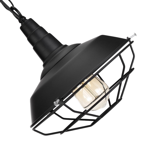 Vintage Industrial Rustic Flush Mount Ceiling Light Metal Lamp Fixture American-style village Style Retro Light Lamps