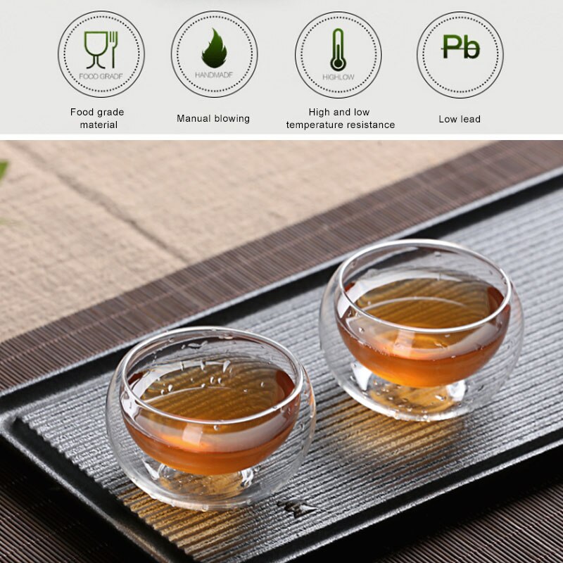 Coffee Mugs Insulated Thermal Glass Tea Cup Dining Glass Glass Cup Dining Glass