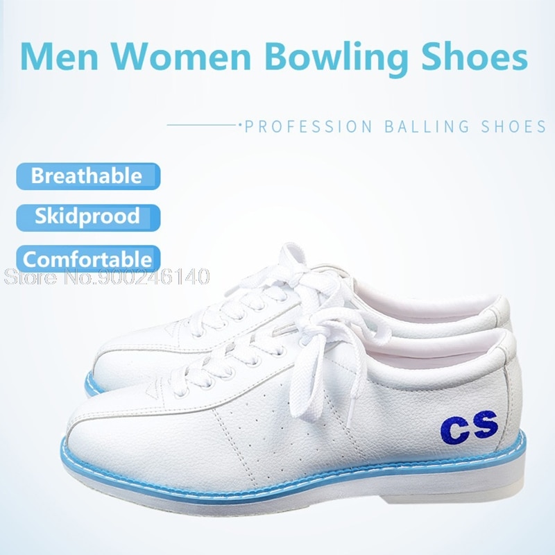 Bowling Shoes For Men Women Breathable Sports Shoes Bowling Supplies Skidproof Sole Training Sneaker Plus Size Eu34-47