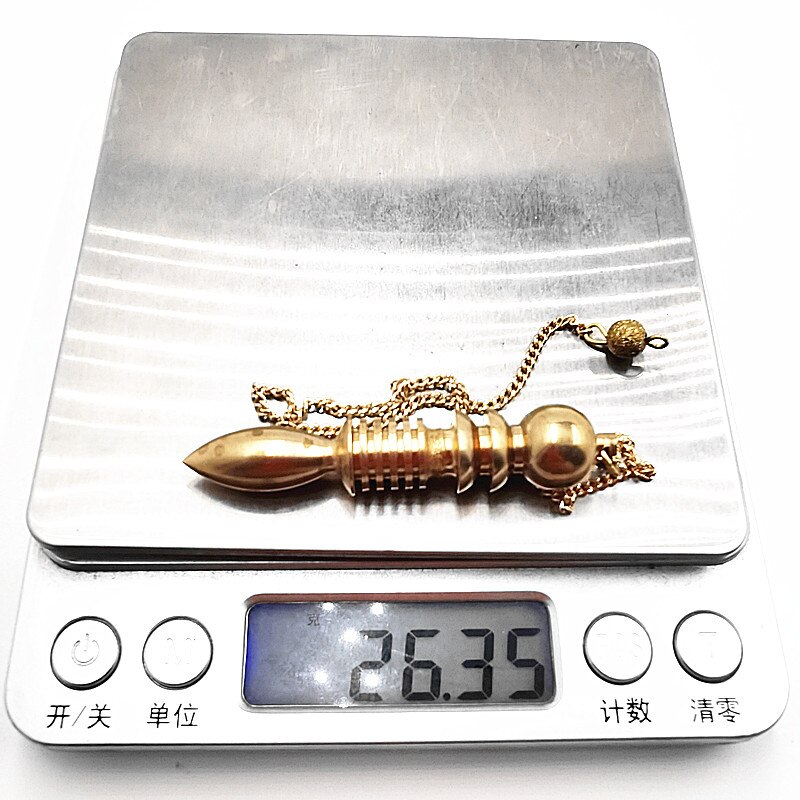 Brsaa Hanger Metalen Kegels Slingeruurwerk Is Gemaakt Van 100% Zuiver Koper Pendule Slingers Voor Wichelroedelopen Radiesthesia Heks Hangers: coppery