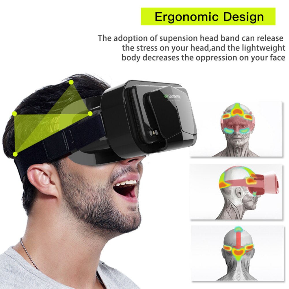 Virtual Reality 3D VR Smart Glasses Helmet for 4.7-7 Inch Smartphone Original G10 IMAX Giant Screen VR Glasses Matching Joystick