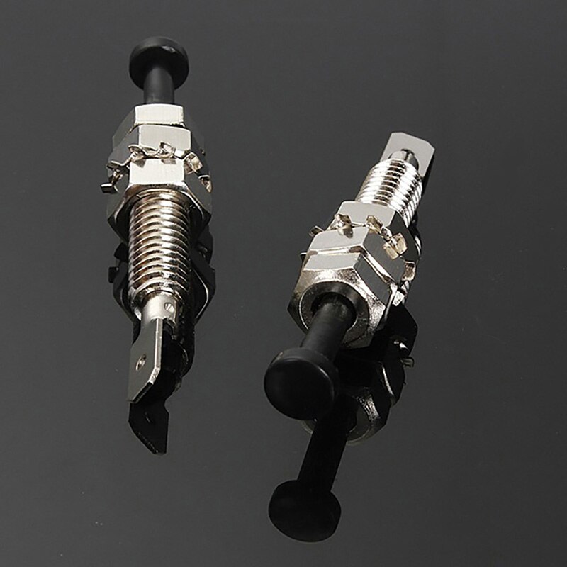 2pcsHood Door Pin Switch Adjustable Alarm Light Hood Screw Universal Car Alarm Security Adjustable Auto Truck