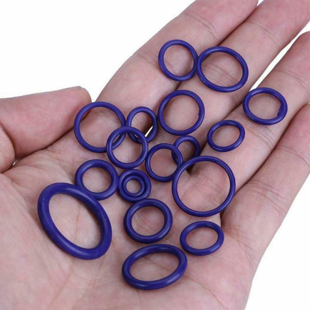 225Pcs Mixed Size R22/R134a Air Conditioning Compressor Seal O-ring Gaskets Set Repair Car Air Conditioning Rubber O-Ring Tools