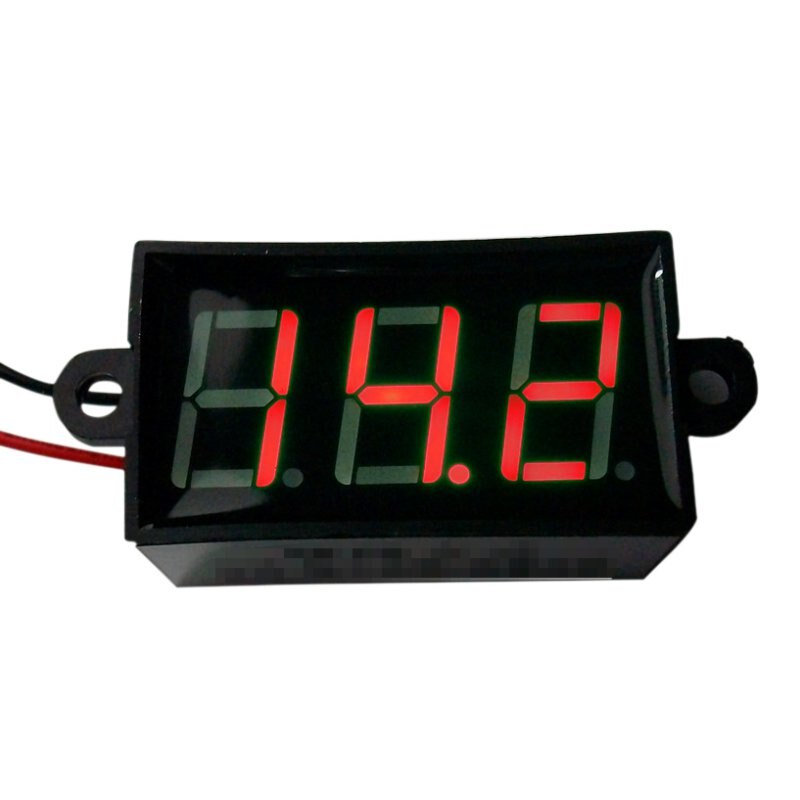 Waterproof 0.28 DC 3.5-30V Mini Digital LED Voltmeter Volt Meter F 12V Car Moto