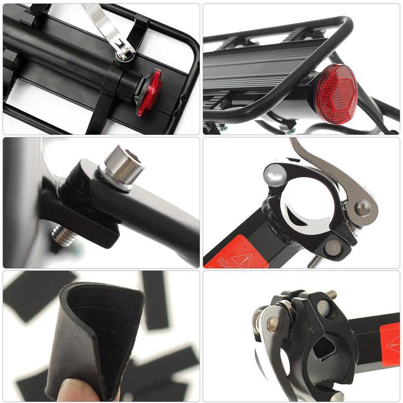 Fietsendrager 50kg capaciteit fiets snelspanner bagagedrager zadel fietstas bagage accessoires zadelpen spatbord achterdrager fiets  t1 g 0