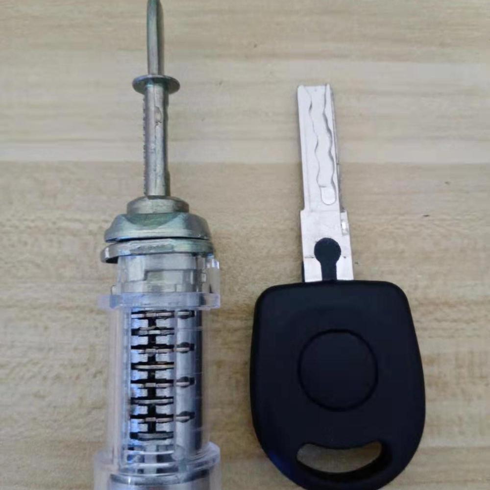 HU66 – serrure d'entraînement pour VW, avec outils de serrurier, 3 en 1, Pick and Decoder avec lumière