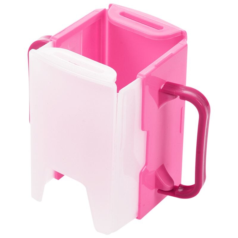 Baby Child Universal Juice Pouch Milk Box Holder Cup Toddler Self-Helper pink