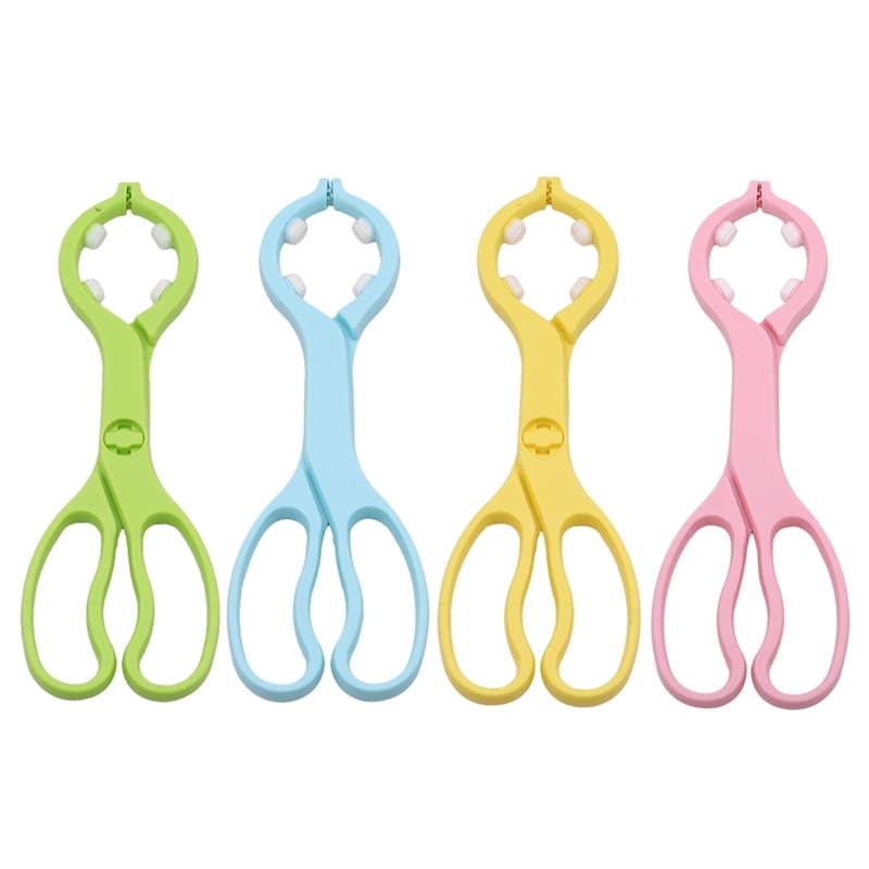 Pince à biberon antidérapante pour bébé, résistante à la chaleur, pour stériliser les biberons, en plastique, pour -né, sûre, multifonction, pour stériliser