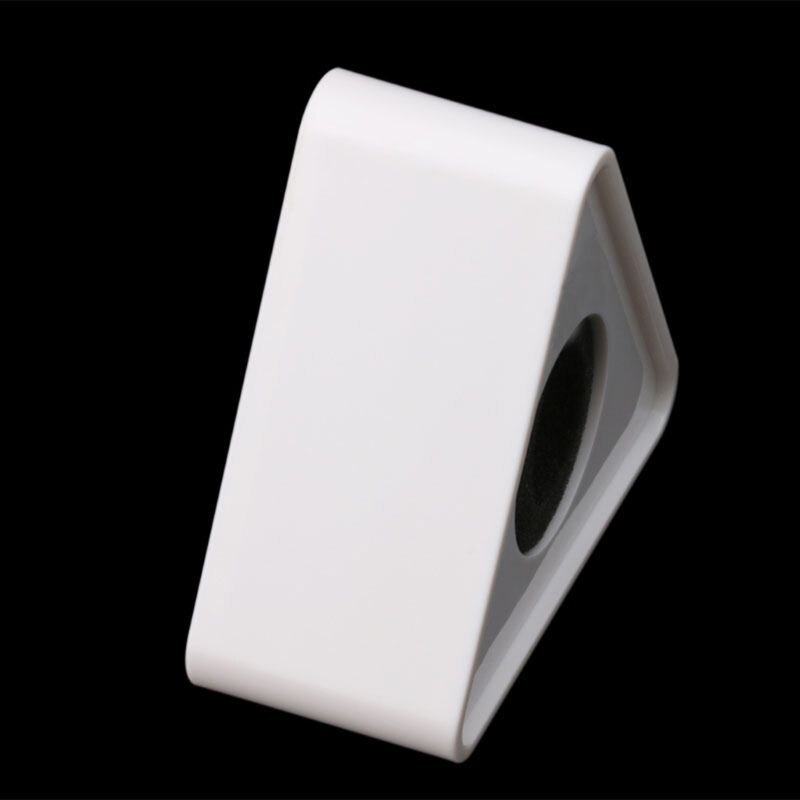 White Hole Triangular Mic Microphone TV Interview Logo Flag Station DIY