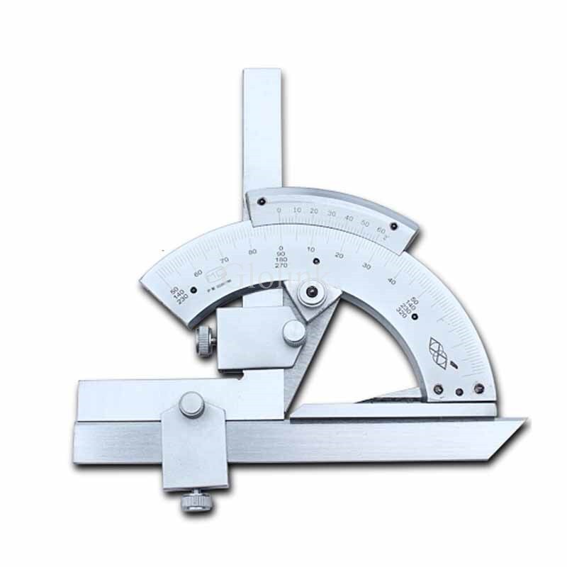 Universal Angle Ruler 0-320 Degrees Angle Square Gauge Ruler Carbon steel Protractor Measuring Tools