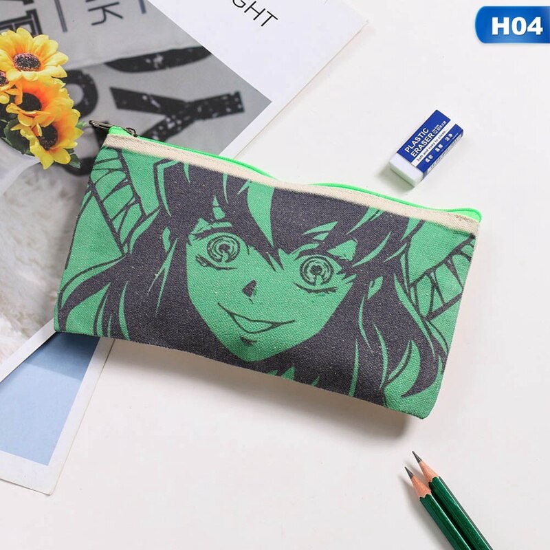 Potlood Pouch Student Briefpapier Pencilcase Canvas Art Pen Wrap Case Opslag Schoolbenodigdheden Potlood Tas