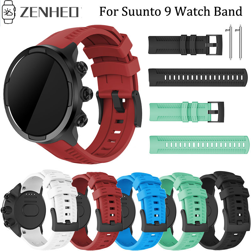 Siliconen Band Vervanging Band Polsband Armband Voor Suunto 9 Spartan Sport Pols Hr Baro Smart Horloge Band
