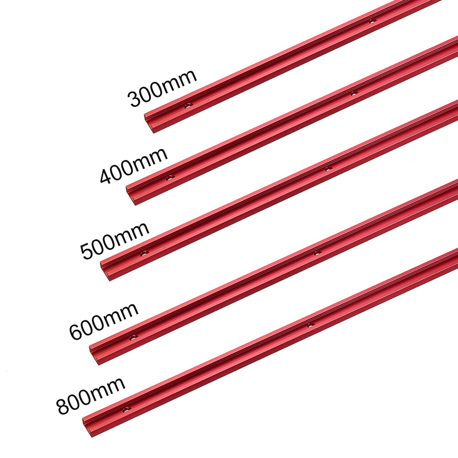 300-800mm Aluminium Alloy T-Tracks Model T Slot And Standard Miter Track Stop Woodworking Tool For Workbench Router Table