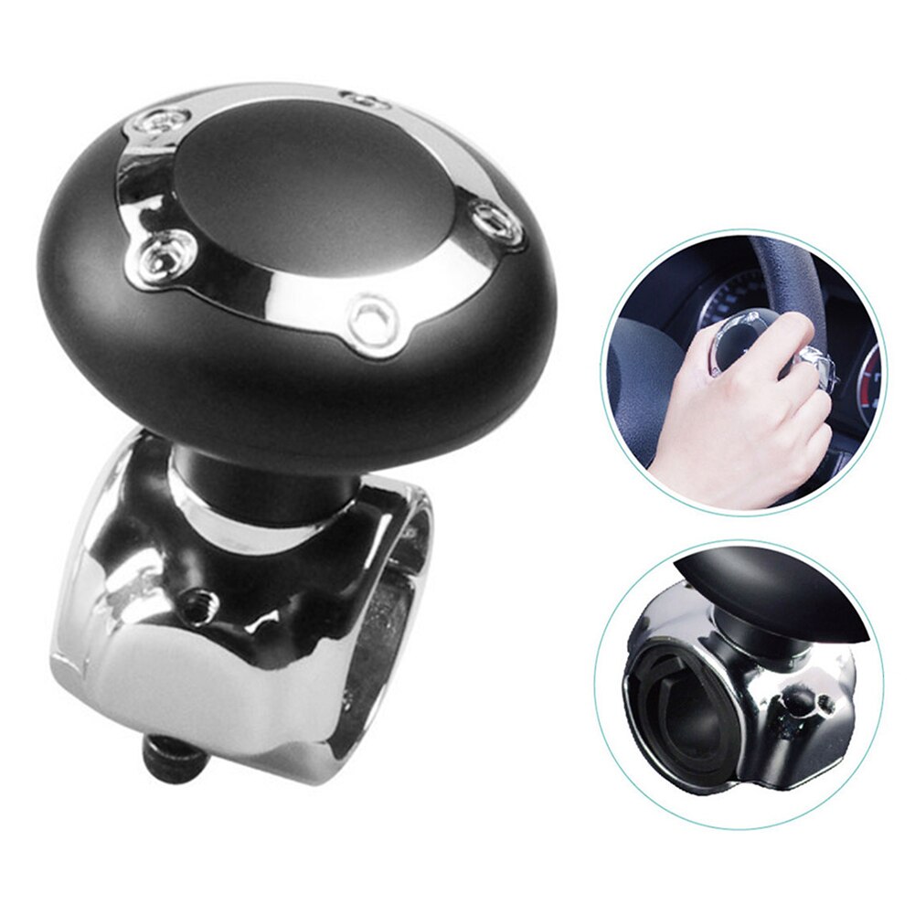 Durable Aluminum Alloy Manual Tool Driving Car Power Handle Steering Wheel Knob Spinner Booster Easy Turn Accessories Vehicle