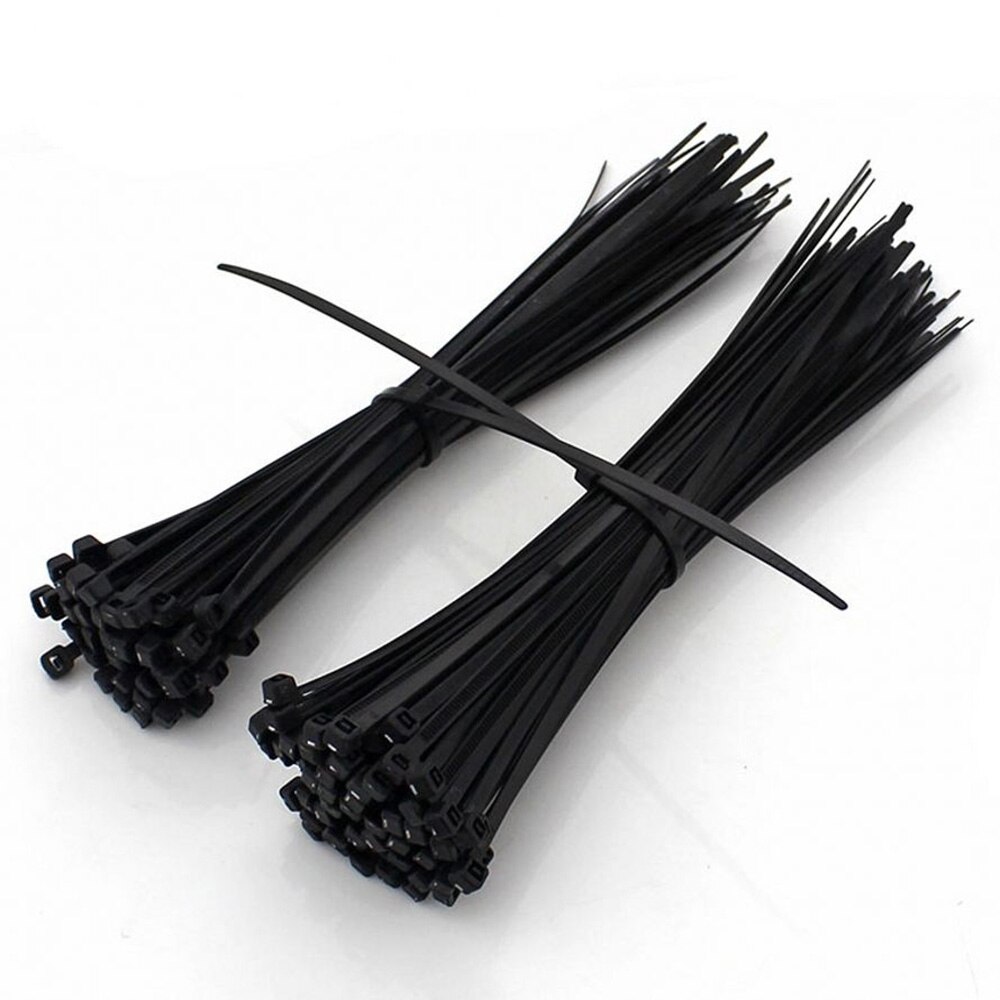 3 * 60mm / 3 * 80mm nylon cable tie white black 2.5mm wide self-locking cable tie cable tie cable various specifications