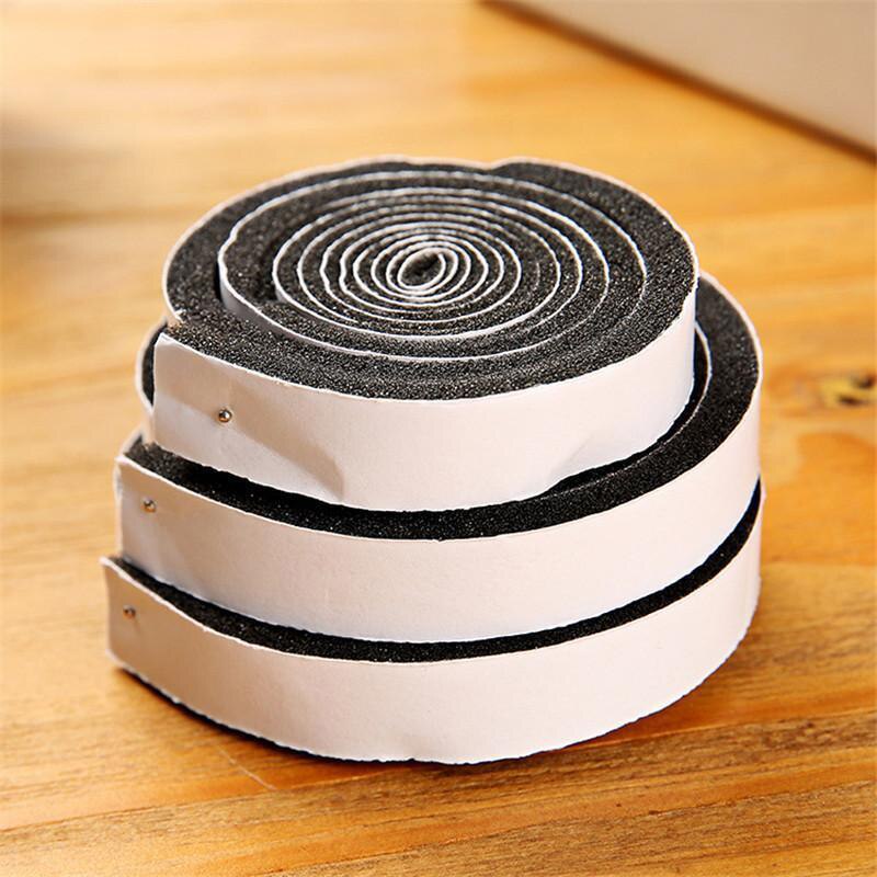 Self Adhesive Windows Seal Strip Crack Wind Blocker Soundproof Weatherstrips Door Window Noise Insulation Dust Sealing Tape
