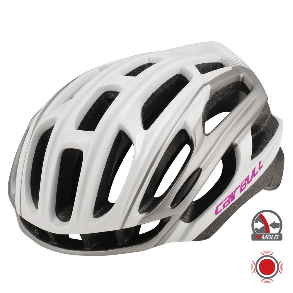Cairbull – casque de vélo 4D PLUS pour la route, ultraléger, moulé à l&#39;intérieur, pour la sécurité en montagne: white