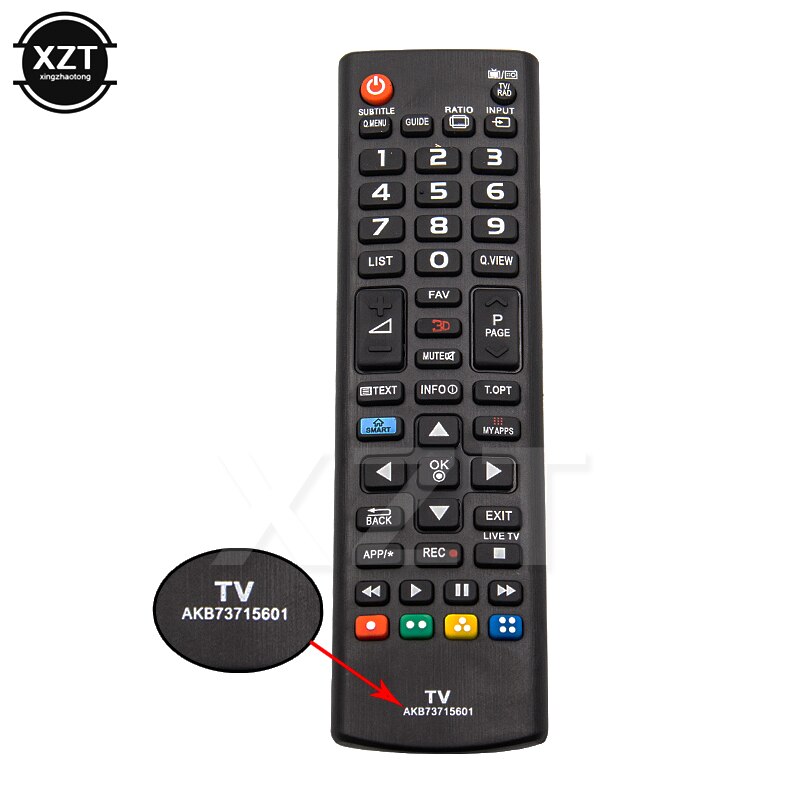 Tv fjernkontroll, erstatning tv kontroll 17 x 4.5cm for  lg 55 la 690v 55 la 691v 55 la 860v 55 la 868v akb 73715601 32 lm 620t