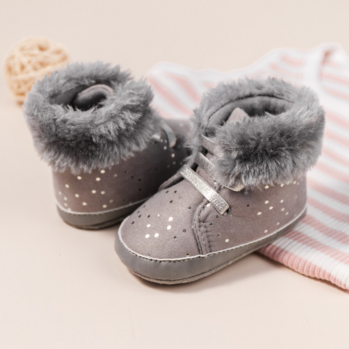 KIDSUN Winter Neue Baby Booties Junge Mädchen Stiefel Baumwolle Weiche-Sohle Nicht-Unterhose Warme Kleinkind Erste Wanderer Kleinkind Krippe Schuhe