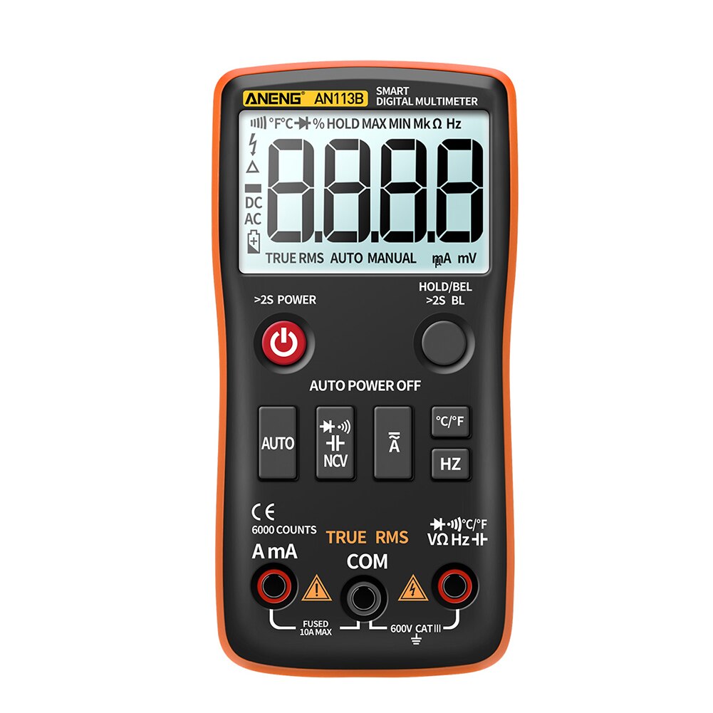 LCD Multimeter Voltage 6000 Counts Ammeter Capacit... – Vicedeal