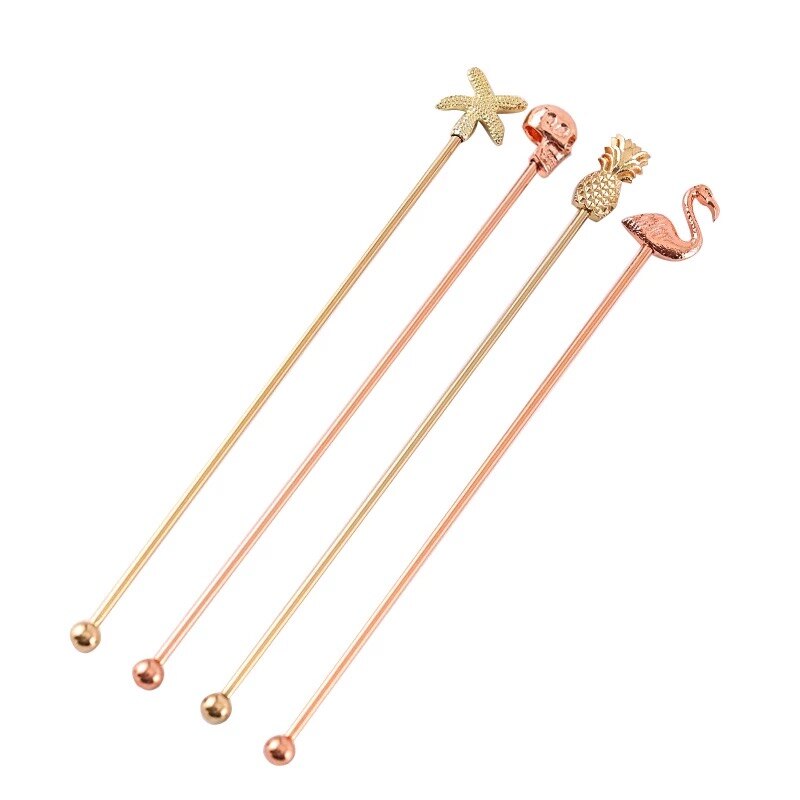 Bar Soul Stirrer 304 Stainless Steel Cocktail Coffee Juice Milk Drinkware Stirring Rod Mixing Spoon Bar Tools